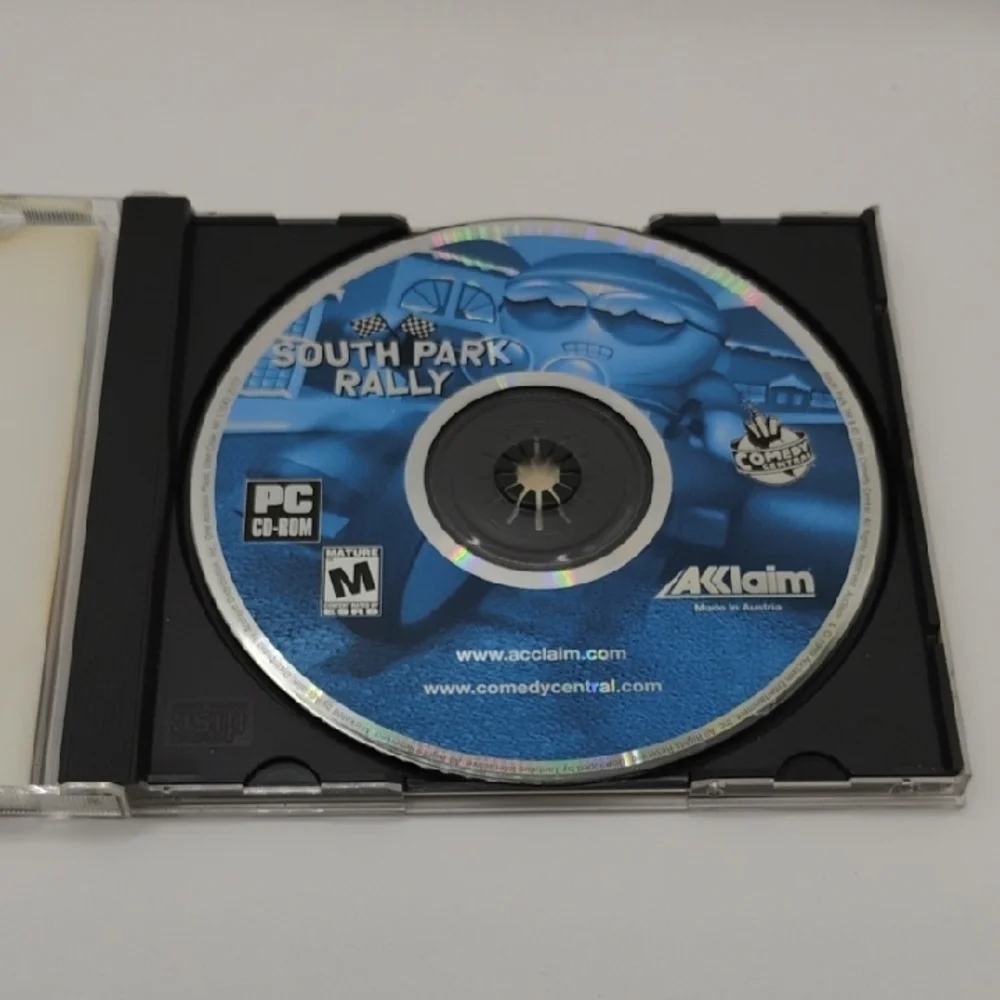 South Park Rally PC CD-ROM Game 1999 Acclaim Racing Jewel Case Used